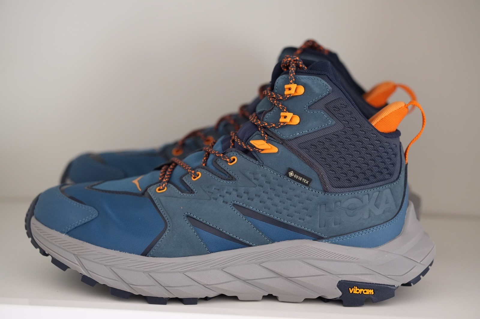 Hoka Anacapa Mid GTX Gore-Tex Hiking Boots Real Teal/Outer Space Men’s US 11.5 image 2
