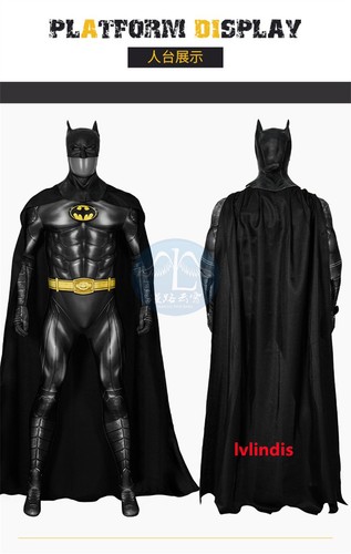 Película The Flash Batman Disfraz Juegos con disfraces Body Mono Para Hombres Halloween Máscara Conjunto - Imagen 7 de 14