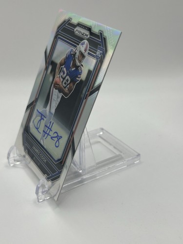 Panini Prizm James Cook 2022 automático plata Prizm #319 RC Bills - Imagen 3 de 6