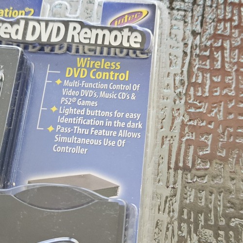 Sony Playstation 2 Ps2 Dvd Media Remote Control Receiver Brand New Lighted Vtg - Picture 3 of 6