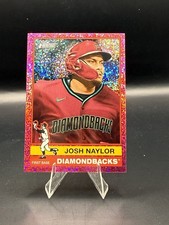 Josh Naylor | 2025 Topps Heritage | Chrome Pink Sparkle | #49 Diamondbacks