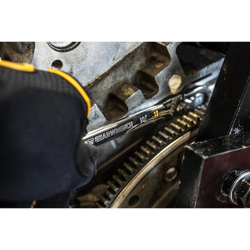 GearWrench 86718 18mm 90-Tooth 12-Point Flex Head Ratcheting Combination Wrench - Imagen 4 de 9