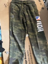 OFFICIAL NBA CAMO DRAWSTRING FLEECE JOGGER SWEATPANTS - YOUTH LARGE 14-16