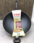New T-fal Easy Care Nonstick Wok, 14.25 inch, Grey  2 Handles
