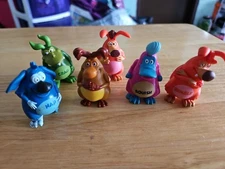Yowie World Monster Figures- Squish And Rumble-Vintage-Lot of 6 ~preowned 