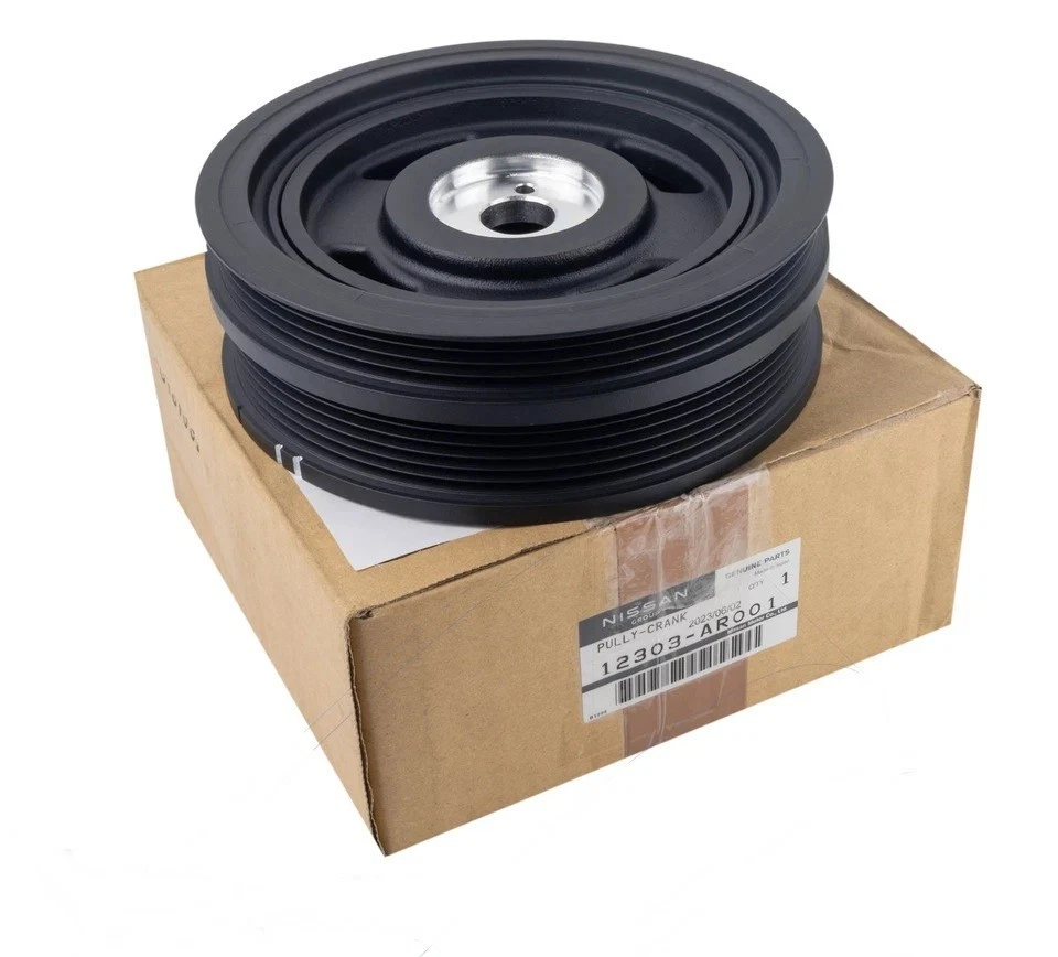 Genuine OEM Crankshaft Pulley for Infiniti Nissan FX45 M45 Q45 12303AR001 - Image 2 of 4