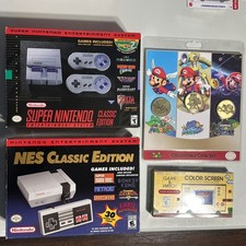 Nintendo NES Classic Edition Super Nintendo Classic Edition Minis.