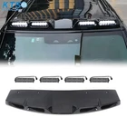 Gloss Black For Land Rover Defender 90 110 130 2020-2024 Roof Top Light Bar LED