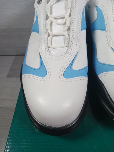 Scarpe da golf donna Ecco taglia UK 3 bianco cielo blu pelle impermeabili - Foto 6 di 24