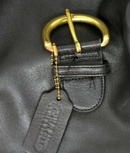 Vintage Coach schwarzer Damen 4134 Soho Rucksack 1990er USA Leder, KOSTENLOSER VERSAND! - Bild 6 von 8