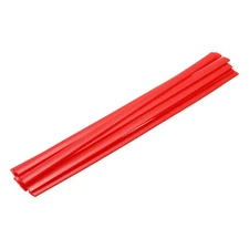 8 Pcs Red Plastic Welding Rods 9.5mm x 250mm HDPE Strip(0.4inch x 10inch)