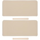 Set of 2 Ergonomisches Mousepad Doppelseite PU - -Pad Gaming-Zubehör