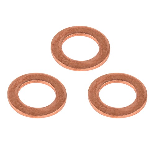 3PCS Crankcase Oil Drain Plug Copper Washers #5812232 For Polaris Ranger RZR - Picture 1 of 4