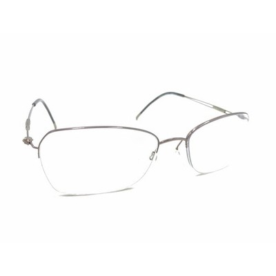 Silhouette 4337 40 6052 Titanium Brown Half Rim Eyeglasses Frames 54-17 140