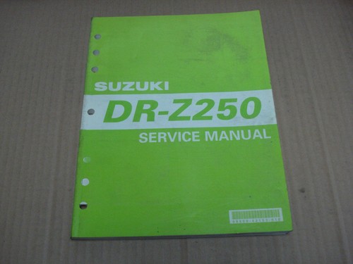 2001 2002 2003 Suzuki DR-Z250 Service Manual