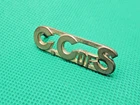 WW1 Era Canadian Corps of Signals (CC of S) Brass Shoulder Title by Scully Ltd