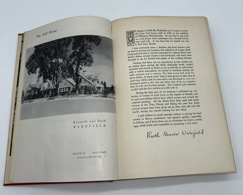 Toll House Tried And True RecipesBook By Ruth Wakefield 1946 Signed By Author - Picture 2 of 12