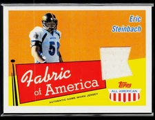 2003 Topps All American #FA-ES Eric Steinbach Fabric of America
