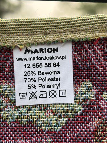 Marion Jacquard Tapestry Gobelin style 37.5” square Tablecloth Pastoral Scene - Picture 6 of 6