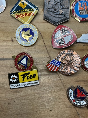 Lot 33 Vintage Ski Resort Pins Killington Snow Eagle Whiteface Grumman Okemo B4 - Picture 8 of 9