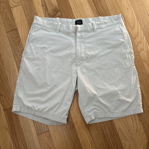 J. Crew Stretch Re-Imagined Casual Golf Shorts Men's Size 35 X 9 Khaki