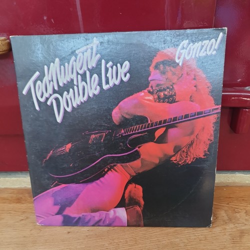 TED NUGENT DOUBLE LIVE GONZO EPIC 88202 1978 A1 B1 GATEFOLD