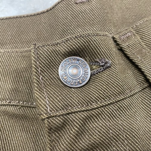 1970s Levi's Sta-Prest Brown Pants — Men's 31 x 30 — Talon 42 Zipper, USA - Picture 11 of 15