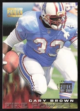 1994 Pro Set Power National Promos Gary Brown #NNO Houston Oilers