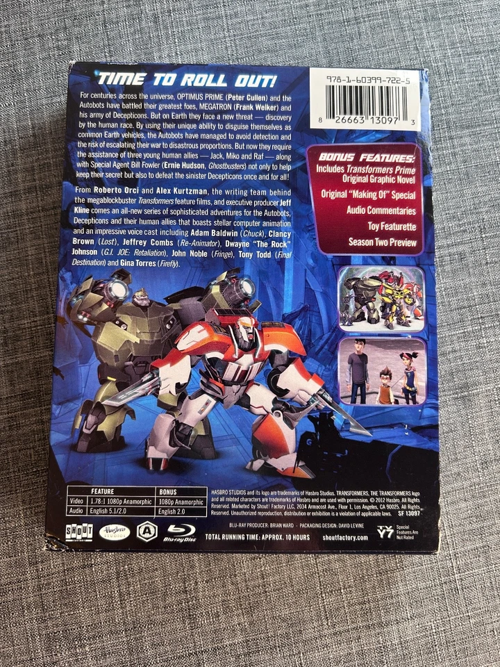 Transformers Prime: Complete First Season (4 Disc Blu-ray Box Set) w/Comic Book - Image 2 of 4