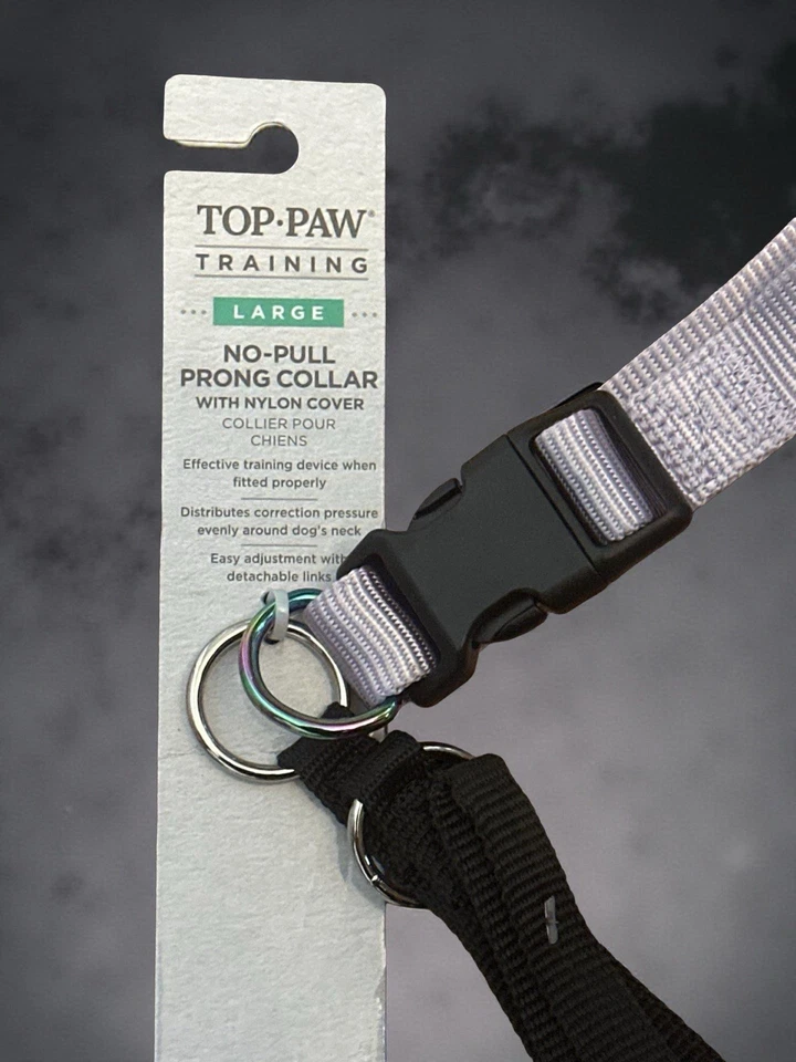 Top Paw No -Pull Prong Training Collar With Nylon Cover for Large dogs - New ! - Image 4 of 4