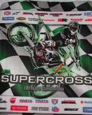 Vintage Feld Motor Sport AMA Supercross 4' X 6' Blanket 2013 Ryan Villapoto MX