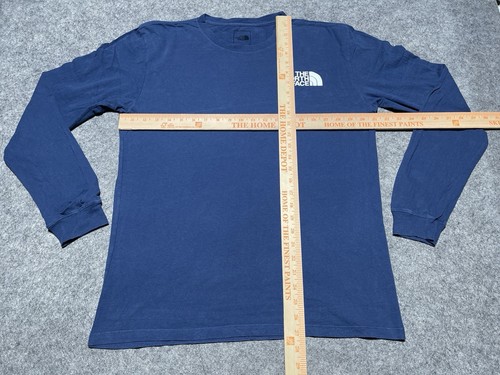 Blue The North Face Long sleeve Outdoor Never Stop Exploring Shirt Hike Trail M - Picture 6 of 11