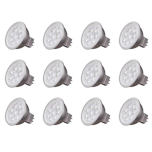 Satco 6.5W - LED MR16 LED - 3500K - 25 deg Beam - GU5.3 base - 12V - 12 Pack - 第 1/2 張圖片