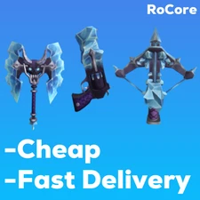 Murder Mystery 2 (MM2) Full Ice Set - Icepiercer, Icebreaker, Iceblaster