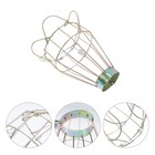 4pcs Metal Lamp Bulb Guard Clamp Vintage Light Cage Hanging Industrial Lamp