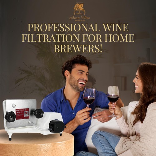 Filtro de vino eléctrico Mini Jet con bomba autocebante + 3 tipos de almohadillas de filtro, Co... - Imagen 8 de 9