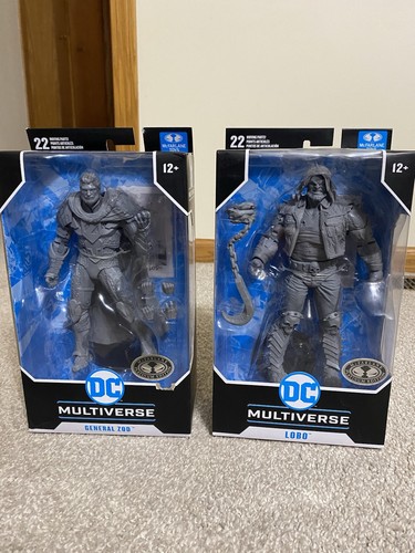McFarlane DC Multiverse General Zod And Lobo Platinum Chase Figuren. Neu im Karton - Bild 1 von 1
