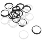 24pcs Multipurpose Sink Waste Seals 38mm Drain Gasket for Kitchen Sinks Im