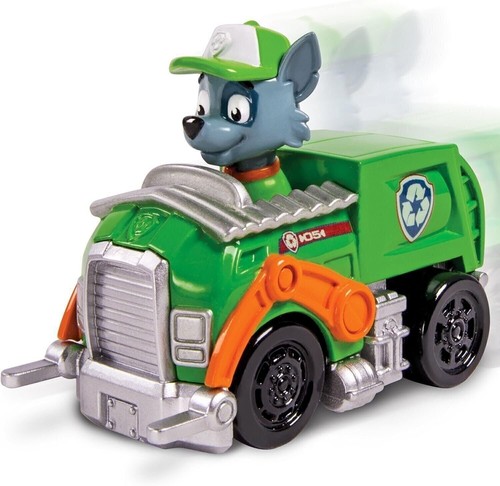 Paw Patrol Team Racers 3pk Vehicle Set Rubble, Rocky & Skye (OPEN/DAMAGED BOX) - Picture 8 of 9