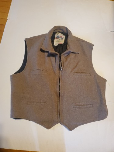 Schaefer Outfitter braun 80 % 20 % Nylon Wolle Weste Größe 3xl hergestellt in den USA Westernkleidung