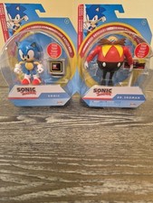 Sonic & Dr. Eggman Classic 4” Action Figure 2-Pack Jakks Pacific NEW