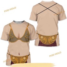 Star Wars Costume Leia Slave Star Wars 3D Shirt