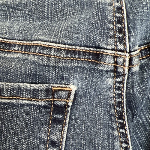 M Jeans Maurices Womens 16W Long Blue Classic Straight Mid Rise Stretch Denim - Picture 9 of 14