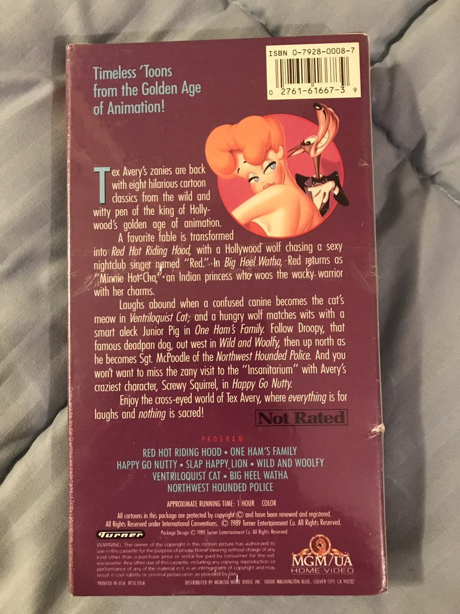 Tex Averys Screwball Classics 2 (VHS, 1991) for sale online