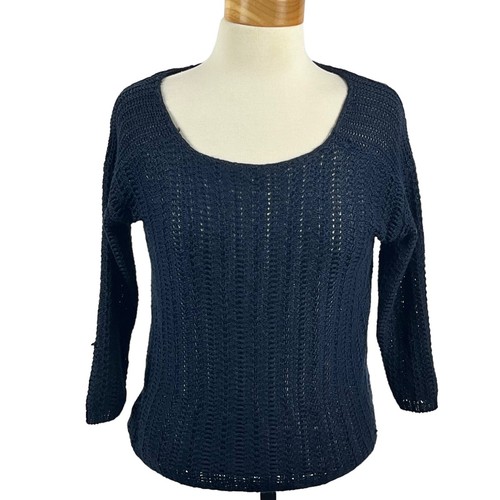 Suéter Ann Taylor Para Mujer Azul Cremallera Completa Espalda Manga Larga Cuello Barco Talla XS - Imagen 1 de 24