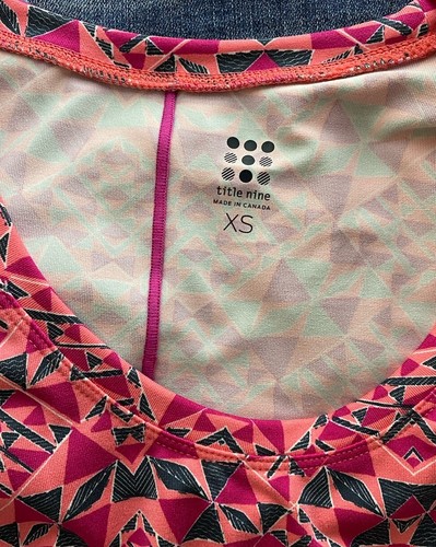 Abito sportivo Title Nine taglia XS Spionage Dream rosa peonia outdoor escursionismo - Foto 7 di 7