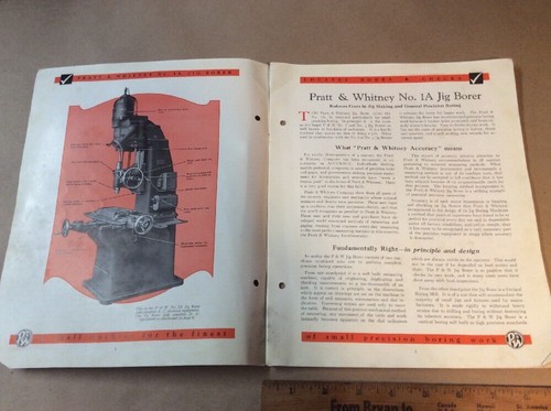 Pratt & Whitney 1930s Circular #351-1 Industrial  INV-P0605 - Picture 2 of 6