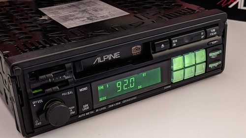 Radio Coche Alpine 7293M Old School Años 90 Cinta FM/AM Tipo Extraíble - Imagen 4 de 19