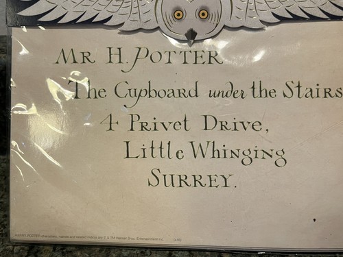 Harry Potter Hogwarts Acceptance Letter Wall Stickers - Picture 3 of 6