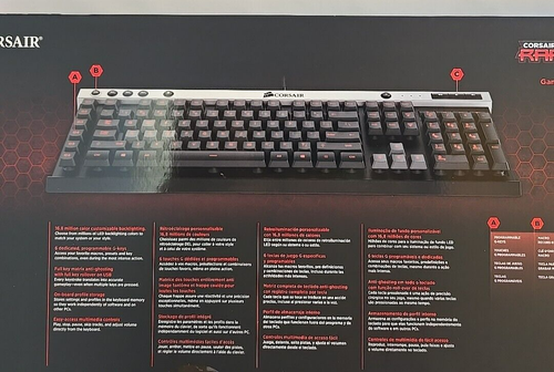 Cosair Raptor K40 Gaming Keyboard NEW - Picture 9 of 20
